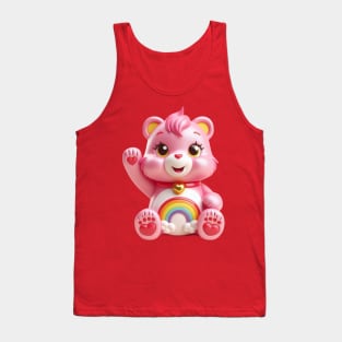 Cheer Bear Maneki Neko - Care Bears Tank Top